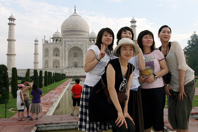 2 Days (Overnight) Agra Tour by Gatimaan Train With Hotel Accommodation - Agra Fort and the view toward the Taj Mahal
