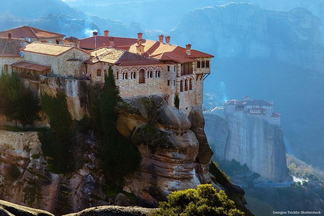 2-days rail trip from Athens to Meteora - Kalambaka after dark