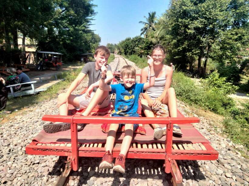 Afternoon Tour: Bamboo Train, Killing Cave &Bat Cave - Sunset at the bat cave