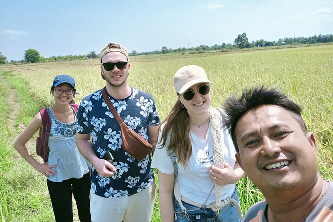 AfternoonTour.Bamboo train.killing cave with Secret bat cave - Rice-field roads and the secret bat cave