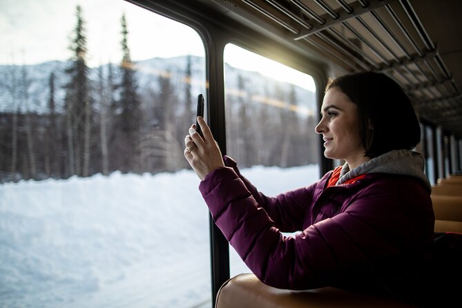 Alaska Railroad Aurora Winter Fairbanks to Anchorage One Way - Starting at the Fairbanks Depot at 8:30 am