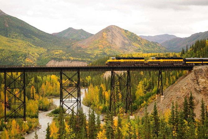 Alaska Railroad Denali to Anchorage One Way - Broad Pass and the Alaska Range