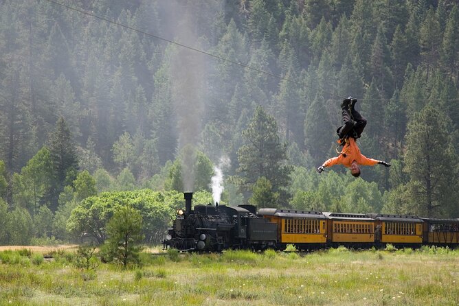 All-Day Guided Zipline Tour with Train Ride and Lunch in Durango - Key points at a glance
