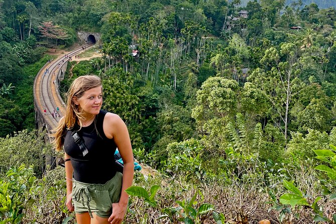 All inclusive private Ella Day Tour with Train Ride & Teafactory - Rawana Falls: a quick start with real drama in wet weather