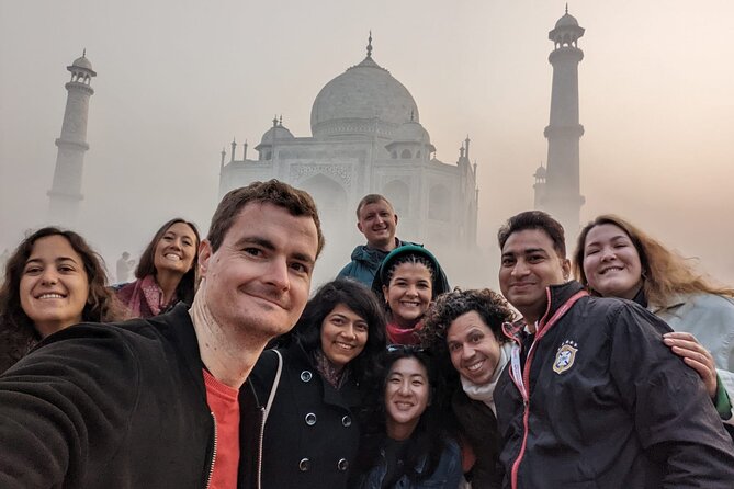All Inclusive- Taj Mahal and Agra Tour from Delhi Superfast Train - Mehtab Bagh and the rear view of the Taj Mahal