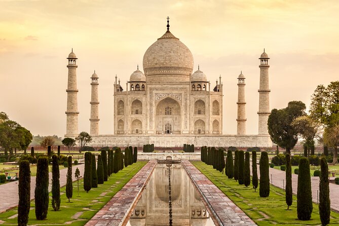 All Inclusive Taj Mahal Day Tour from Delhi by Superfast Train - Train class, backup transport, and timing