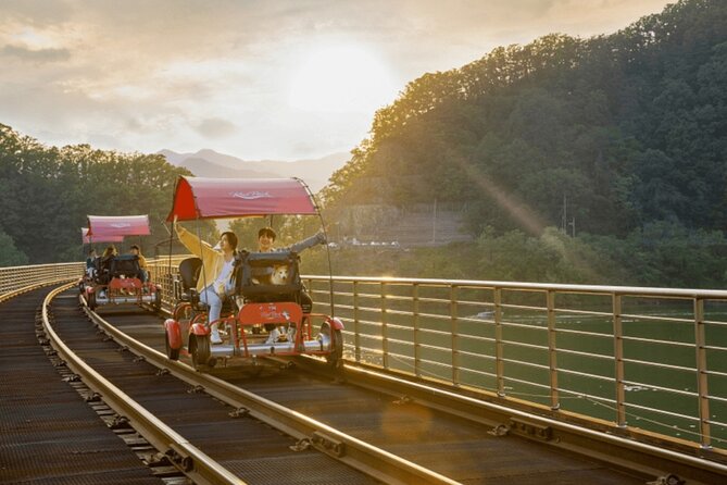 Alpaca World with Gangchon Rail Park One Day Tour - Pedaling the old Gangchon railway line