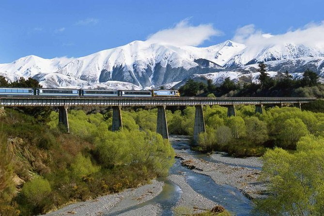 Arthur's Pass and TranzAlpine Train Day Tour from Christchurch - Otira Viaduct shows the road engineering