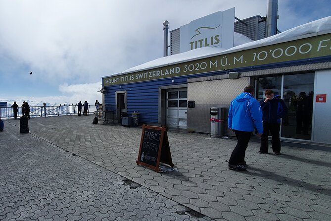 Attraction Ticket: Mt. Titlis by Train and Cableway from Lucerne - Entering the ice cave at Mt. Titlis