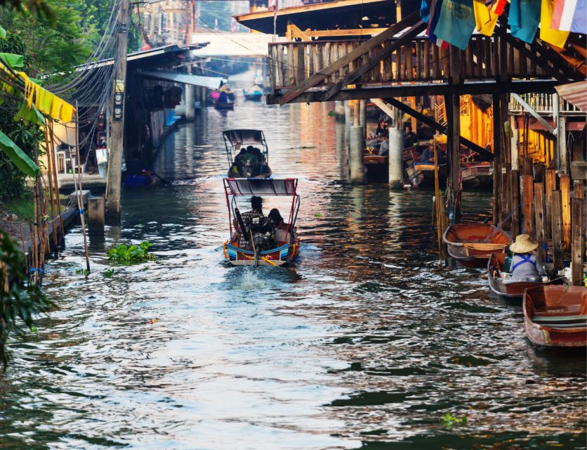 Bangkok: Amphawa Floating & Railway Markets Guided Day Tour - Seven hours from Bangkok, with a private ride