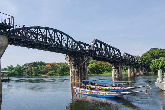 Bangkok: Bridge on the River Kwai and Thailand-Burma Railway Tour - Riding the Death Railway along the river