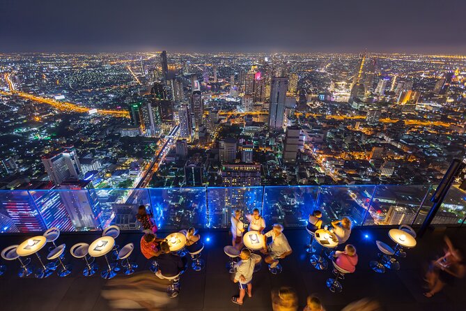 Bangkok Damnoen Saduak, Train Market, Mahanakhon Skywalk - Returning to Bangkok and finishing at Mahanakhon