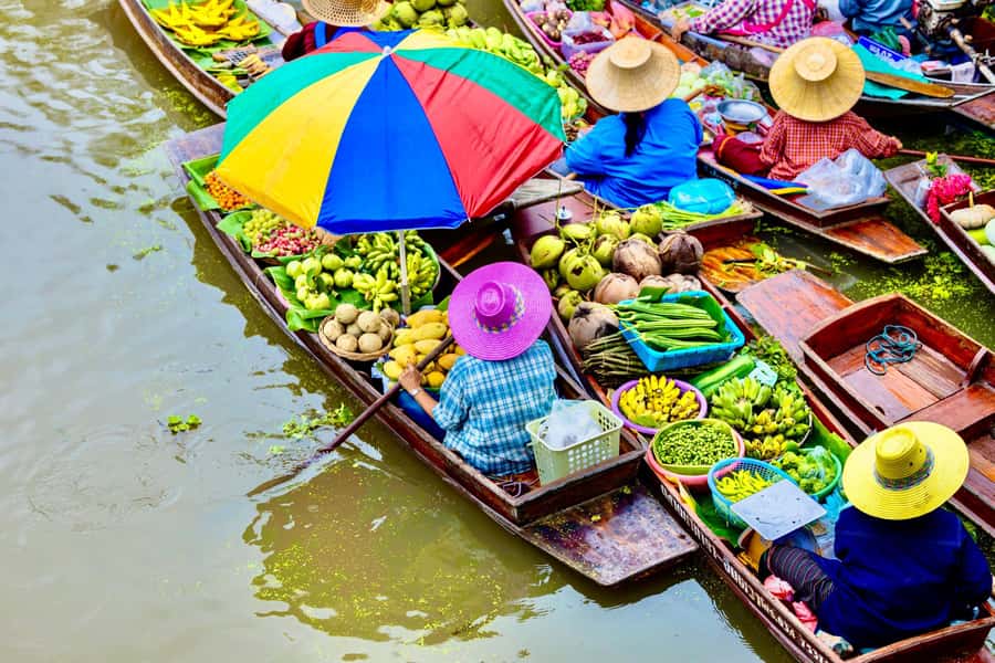 Bangkok: Private Floating Market and Train Market Experience - A private longtail boat through the canals