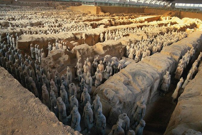 Beijing to Xi'an See Terracotta Warriors with Bullet Train Round Trip Transfer - Seeing the Terracotta Warriors across the main pits