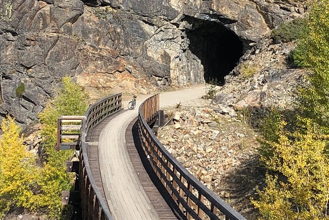 Bicyle Tour on Historical Kettle Valley Railway from Myra Canyon to Penticton - The winery finish adds a proper ending