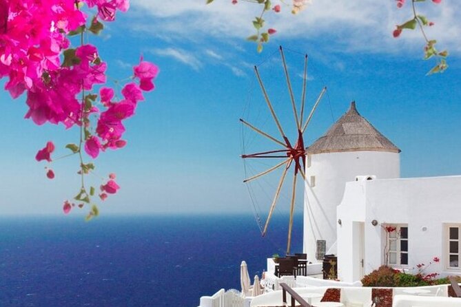 Bypass Sky Tram: Santorini Tour for Cruise Passengers - Perivolos Beach and the black sand