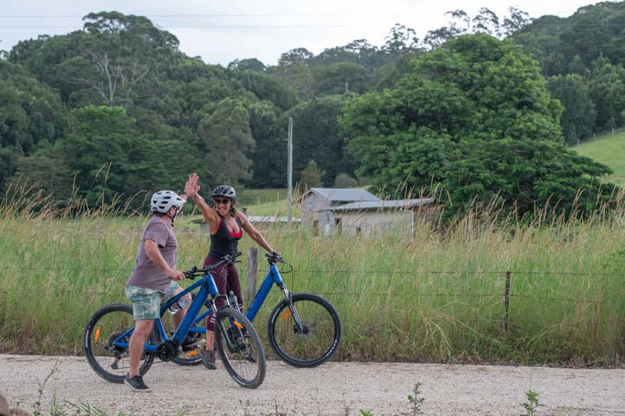Byron Bay: Northern Rivers Rail Trail E-Bike Hire & Shuttle - Rainforest, farms, and local stops