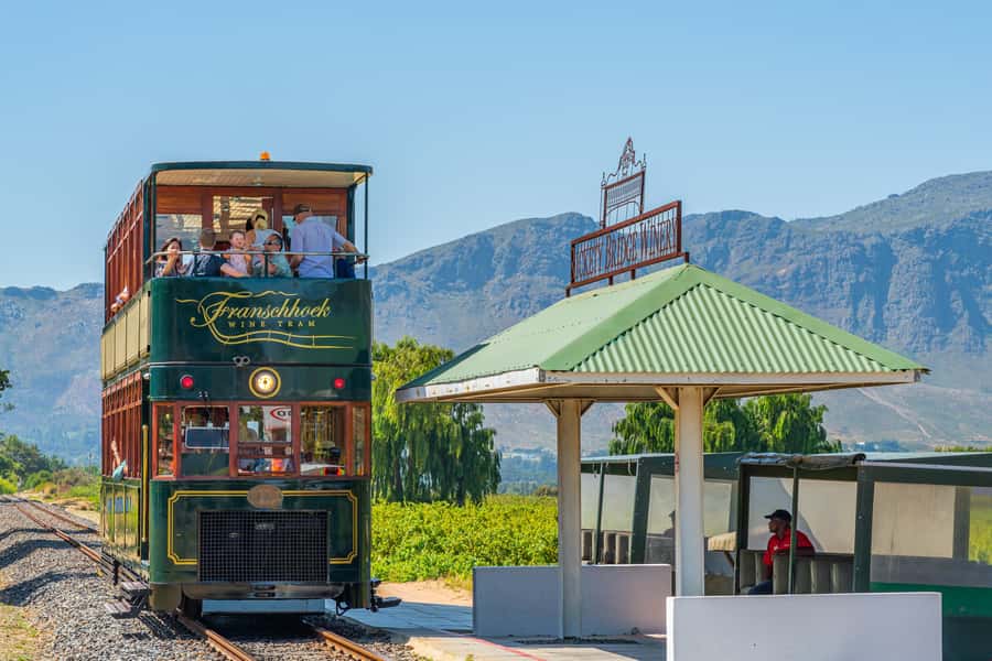 Cape Town: Wine Tram & Winelands Tour with Tastings & Pickup - Four estates mean variety, not four long tastings