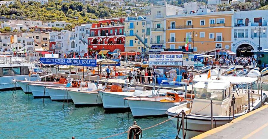 Capri: DIY Day Trip with Blue Grotto, Funicular & Lunch - Start at Marina Grande with the boat ride