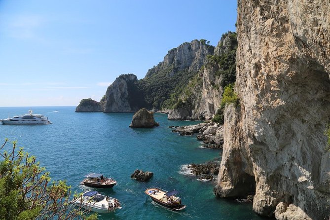 Capri Island Small Group Boat Tour from Rome by Train - Boarding near Sorrento and meeting the boat crew