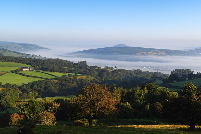 Cardiff: Welsh Castles, Mountains & Steam Railway Day Tour - The Brecon Mountain Railway through the foothills