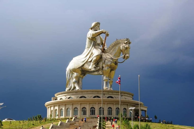 Chinggis statue, Terelj NP Gobi by train Visit World energy - Why this short tour covers so much Mongolia