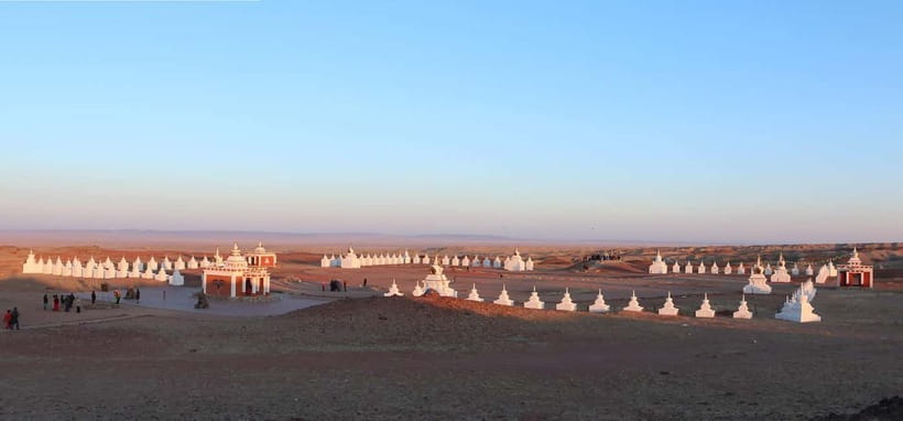 Chinggis statue, Terelj NP Gobi by train Visit World energy - The overnight train is part of the experience