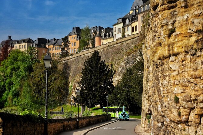 City Train in the old town of Luxembourg - Petruss Casemates and the old defensive walls
