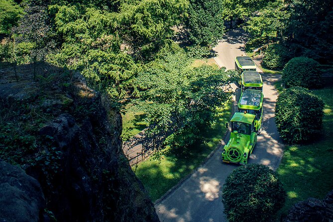 City Train in the old town of Luxembourg - The Chemin de la Corniche and the Alzette Valley