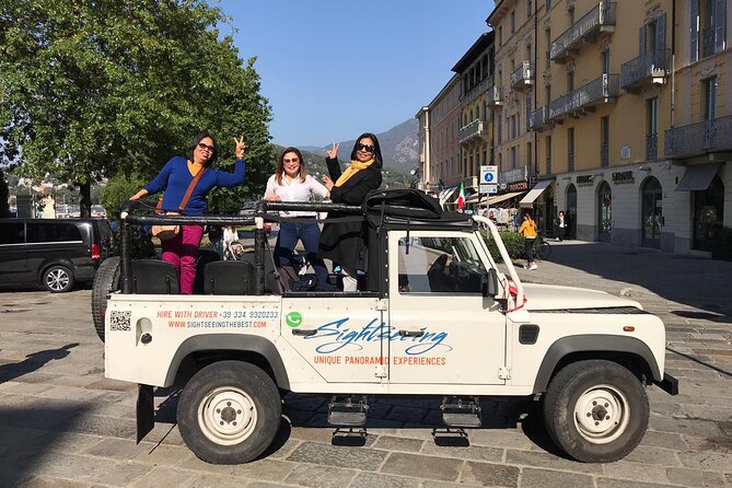 Como-Brunate Jeep Sightseeing Tour & Funicular Rail SKIP THE LINE - Sant’Andrea Church and the older village