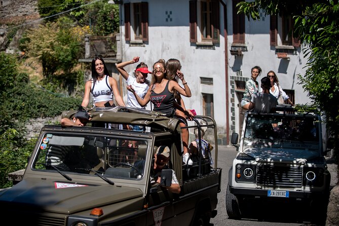 Como-Brunate Jeep Sightseeing Tour & Funicular Rail SKIP THE LINE - San Maurizio and a quiet church stop
