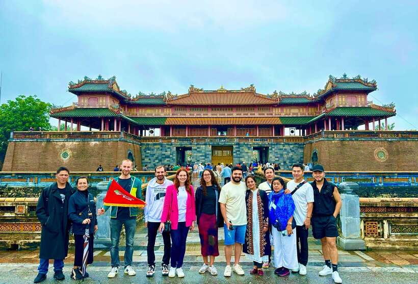 Da Nang: Hue Imperial Day Trip, Hai Van Pass Train, & Lunch - Thien Mu Pagoda beside the Perfume River