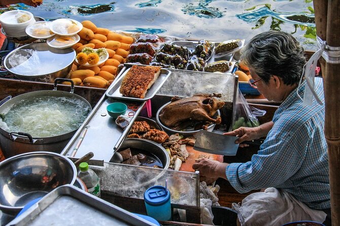 Damnoen Saduak Floating Market & Maeklong Railway Market Tour From Bangkok - How the two-hour stops feel in practice
