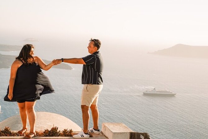 Direct Pier Pickup !!! Avoiding Sky Tram Cruise-Friendly Tour - Firostefani opens with classic caldera views