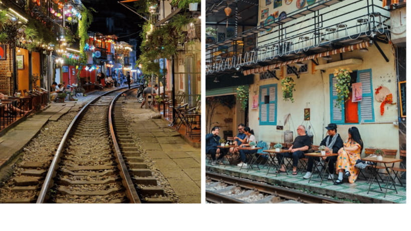 (EN/JP)Private tour with a local friend & Train Street visit - Old Quarter lanes, French buildings, and everyday Hanoi