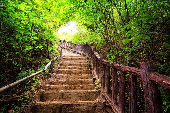 Erawan Waterfall & Train Tour from Kanchanaburi – Full Day - The Bridge on the River Kwai