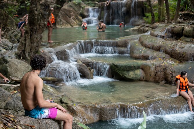 Erawan Waterfall & Train Tour from Kanchanaburi – Full Day - Srinakarin Dam: a quiet opening stop