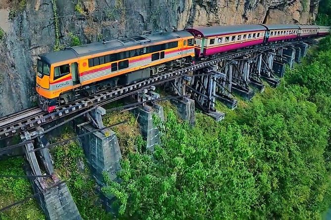 Erawan Waterfalls-Death Railway & River Kwai Tour - The Bridge over the River Kwai in 10 to 15 minutes