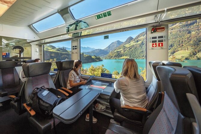 Exclusive Panoramic Train Journey though the Heart of Swiss - Interlaken as your flexible middle stop