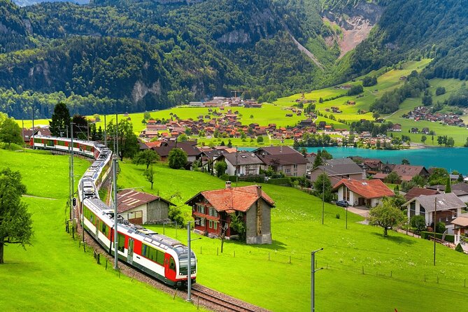 Exclusive Panoramic Train Journey though the Heart of Swiss - Lauterbrunnen and Staubbach Falls