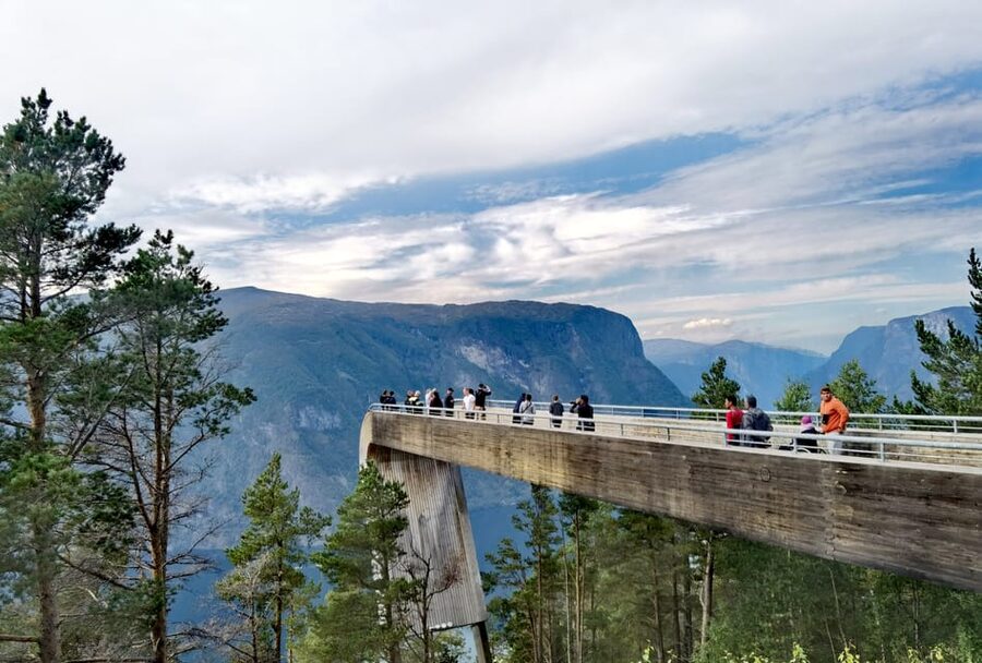 Flåm Flexible Tour with Stegastein, cruise and train include - Gudvangen and the Nærøyfjord cruise
