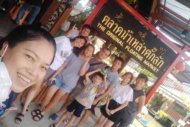 Floating & Railway Markets and Erawan Waterfall [Optional Luxury] - Riding into Mae Klong Railway Market