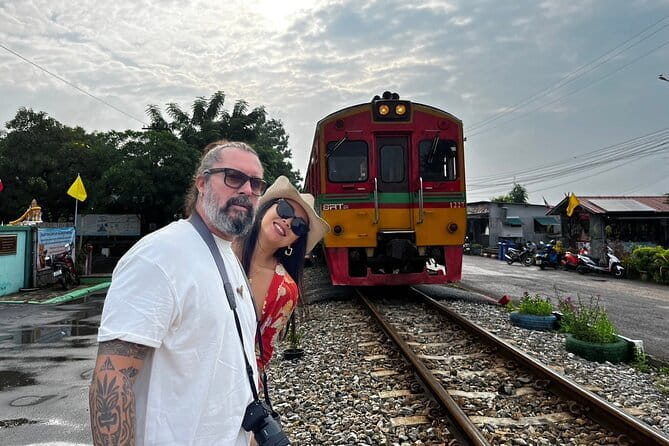 Floating & Railway Markets Tour - Riding the local train into Mae Klong Market