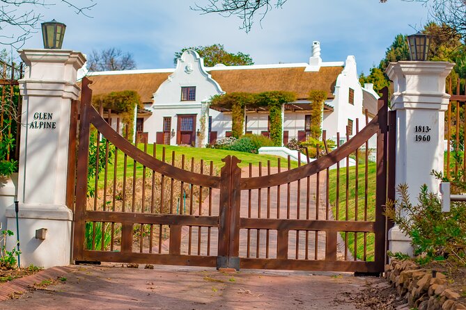 Franschhoek wine Tram & Stellenbosch Town Full day tour - Tokara for modern design and long views