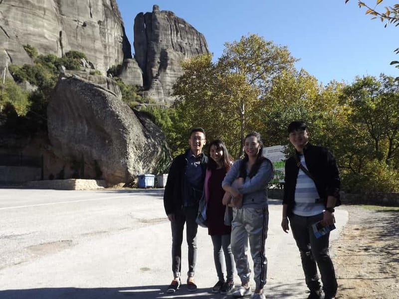 From Athens: Meteora Caves & Monasteries Day Trip by Train - Lunch in Kastraki