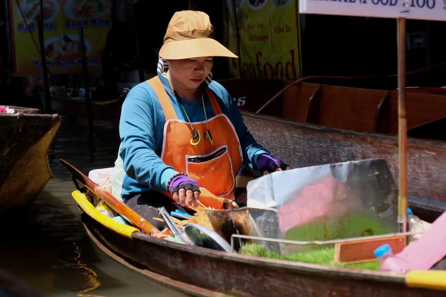 From Bangkok: Private Railway and Floating Market Tour - A family plantation and the making of palm sugar