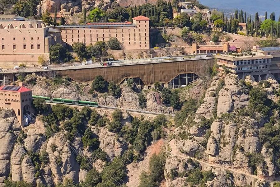 From Barcelona: Montserrat by Train, Cable Car and Cogwheel - A Guided Walk Around Montserrat Monastery