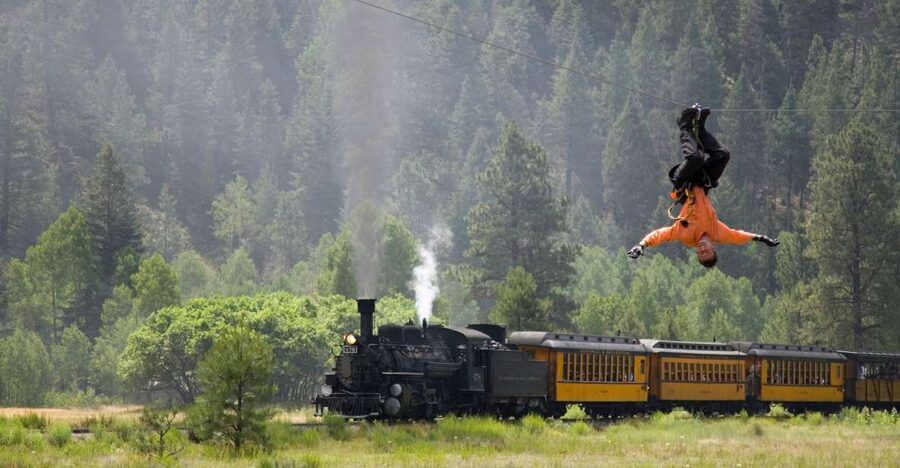 From Durango: All-Day Zipline Adventure with Train & Lunch - First class from Durango into the San Juan forest
