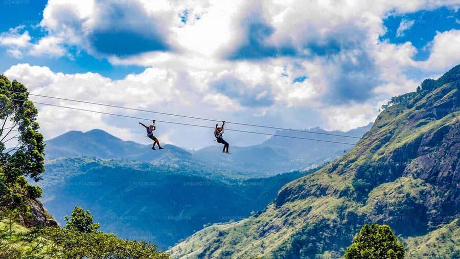 From Ella - Day Trip of 8 Iconic Sights & Scenic Train Ride - Flying Ravana Mega Zipline, a costly optional thrill