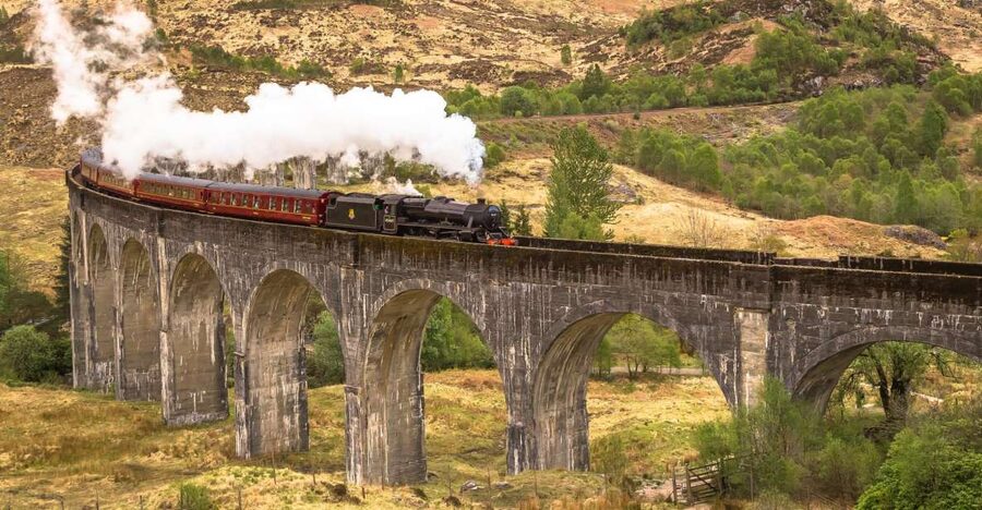 From Inverness: Jacobite Steam Train and Highlands Tour - Suidhe Viewpoint and Dores Beach finish the day